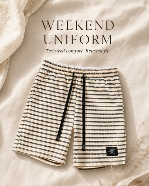Tavo Stripe Short