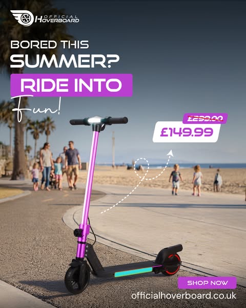 S31 Kids PRO ELECTRIC SCOOTER - LED Lights - 150W Power - High Performance