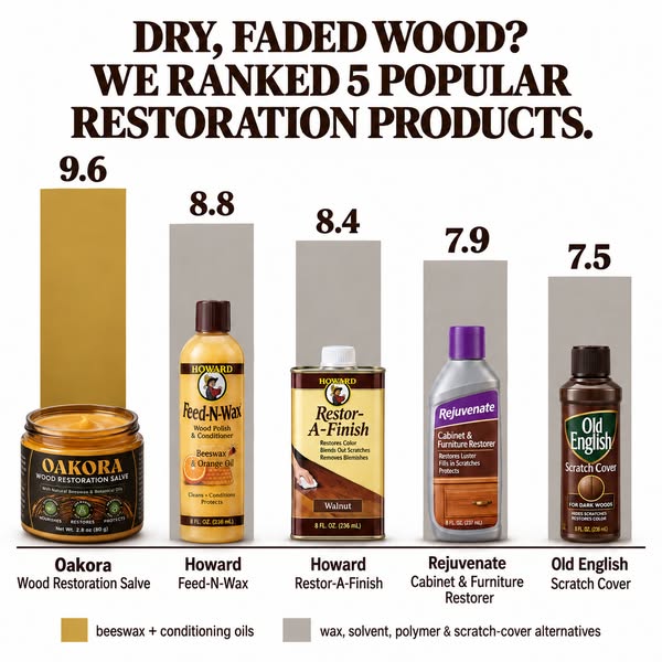 We Ranked 5 Popular Wood Restoration Products