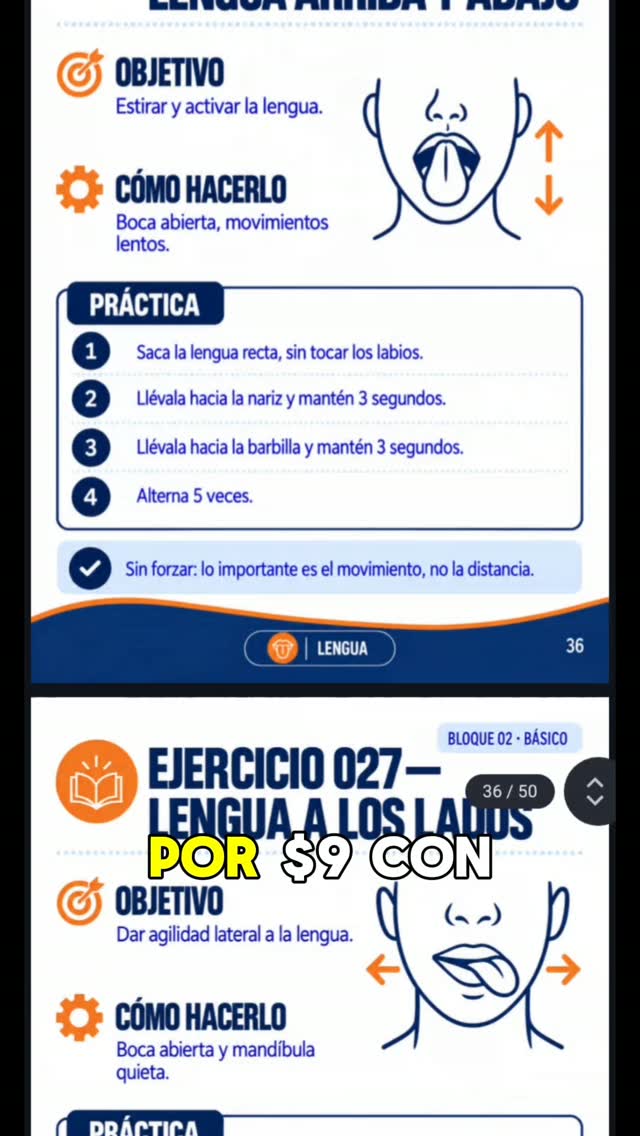 Anúncio de Ejercicios de Dicción