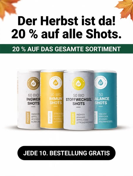 Herbststart mit 20% auf alles