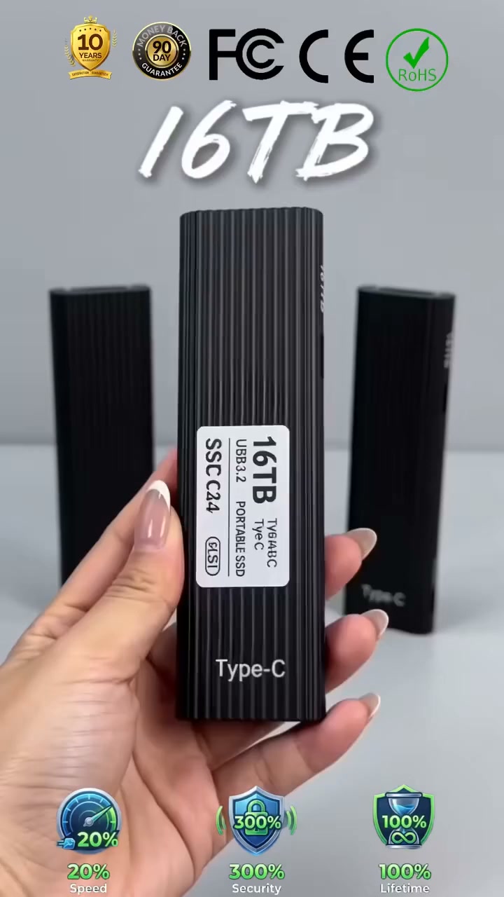 16TB Portable Mini SSD – Up to 50% OFF!