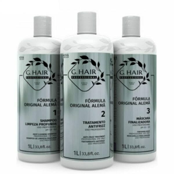 G.Hair, Kit German, Keratin Treatment 3x1L | 33.8 oz