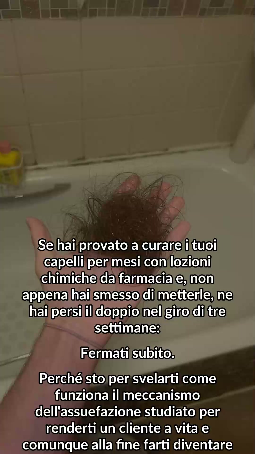 Guarda questo se i tuoi capelli stanno cadendo