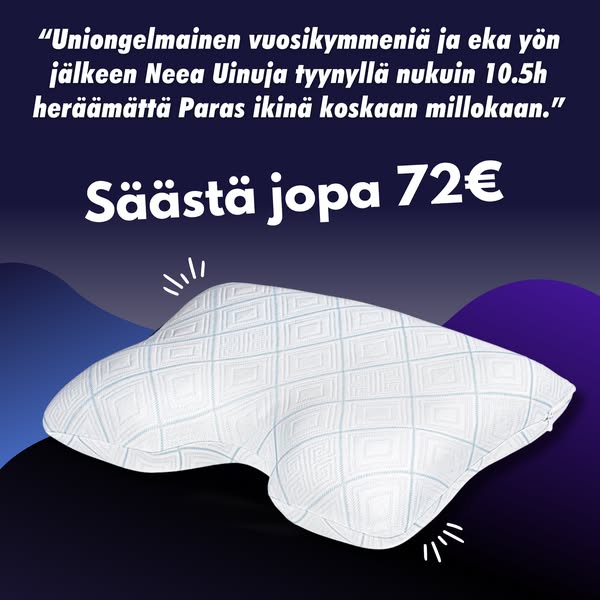 Kokeile tänään ja säästä jopa 72€!