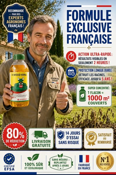 Un pschitt dissout les racines, zéro repousse !