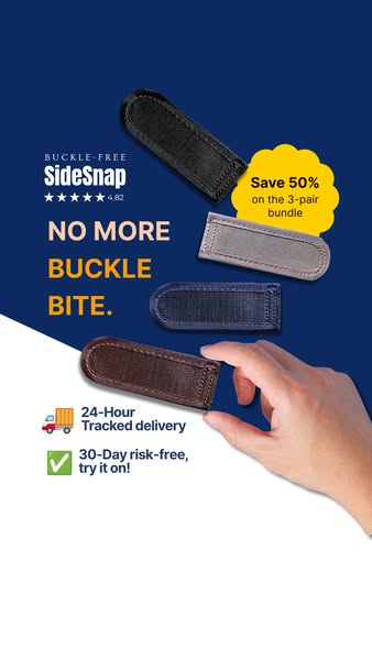 No Buckle. No Digging. No Drama