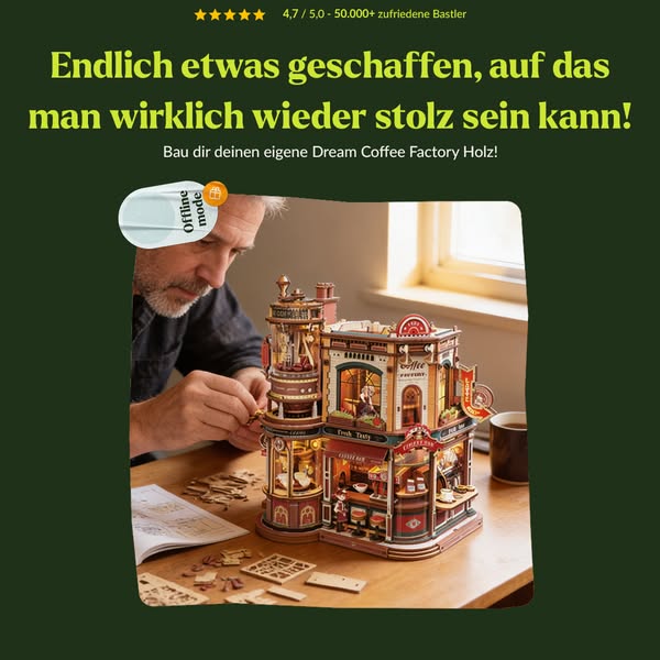 Nachdem du das gebaut hast, kannst du wirklich stolz sein.