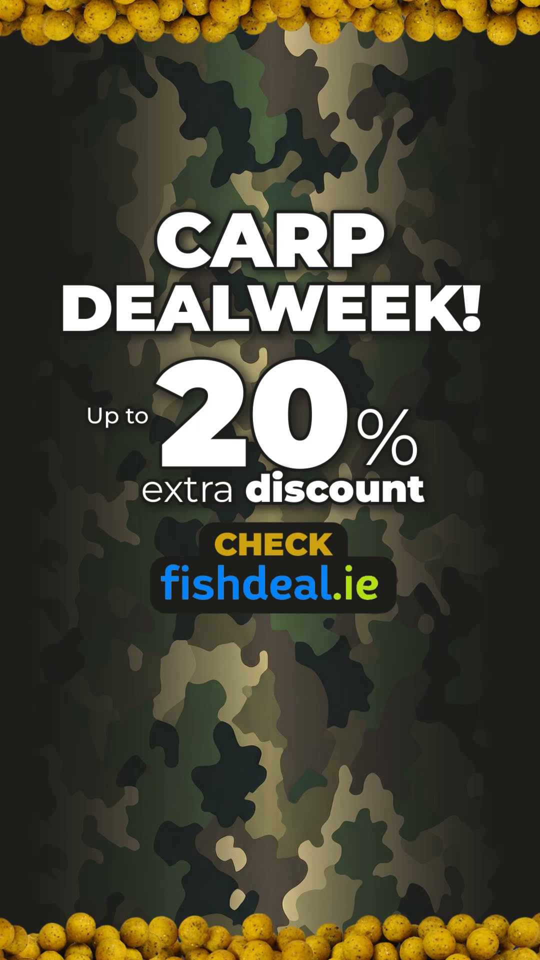 Carp promotion week — up to 20% off!