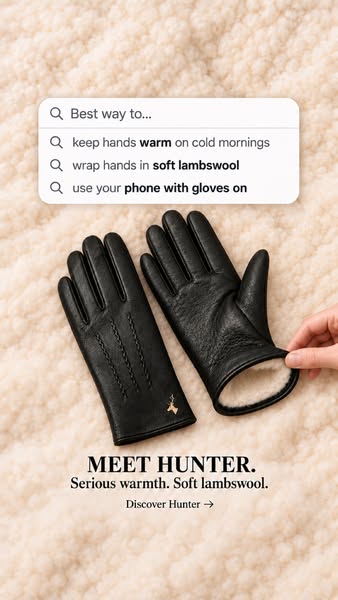 Premium leather gloves
