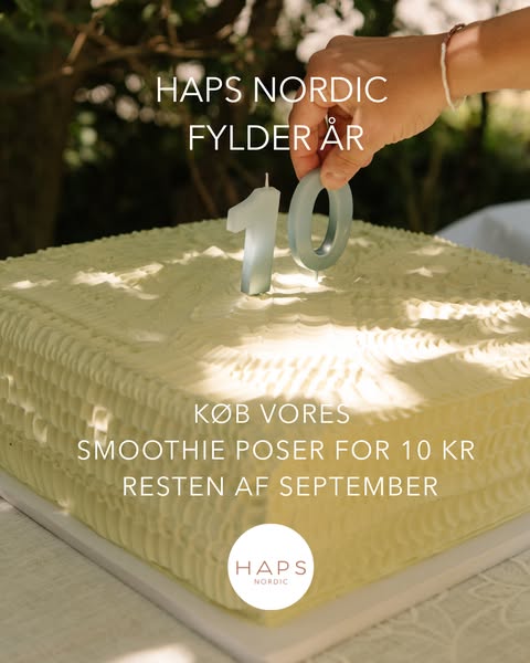 HURRA - Haps Nordic fylder 10 år