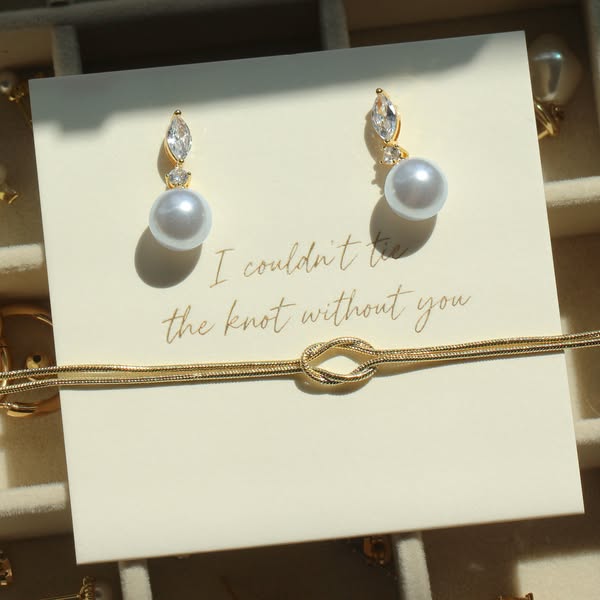 Knot Bracelet + Earring Sets!