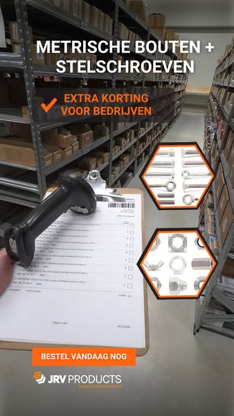 Metrische bouten snel geleverd
