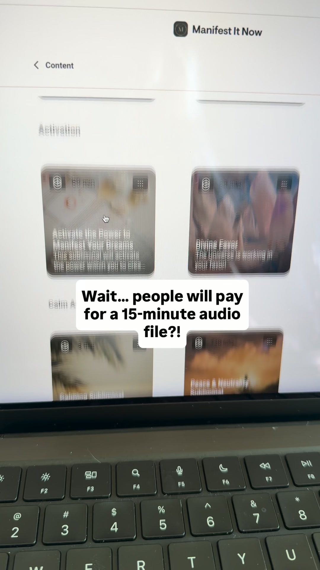 Wait... Subliminal Audios Are A Digital Product?
