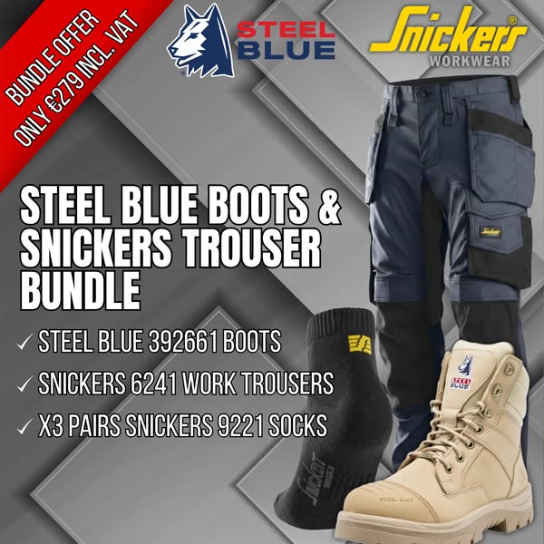 Steel Blue & Snickers Workwear Bundle | €279