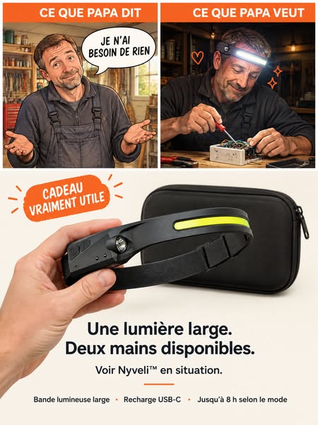 Nyvelight™ – La lampe frontale 230°
