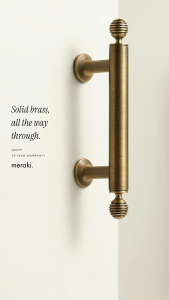 GREPP solid brass handles, from £18