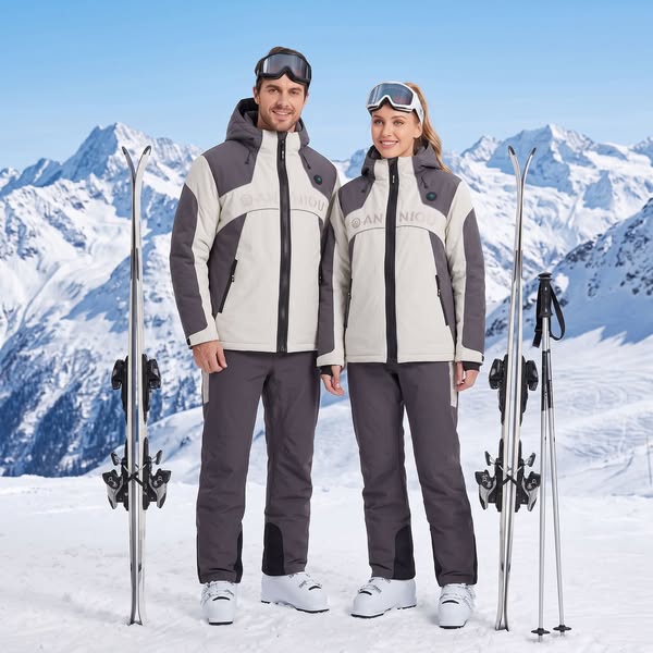 The World's First Heated Ski Set