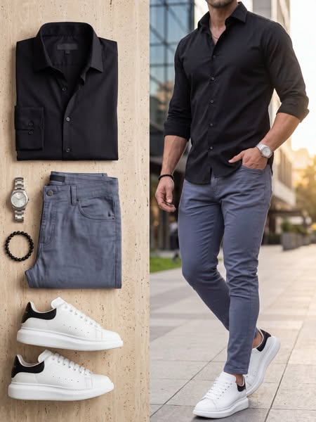 Casual. Confident. Classy. — Men’s Two-Piece Set