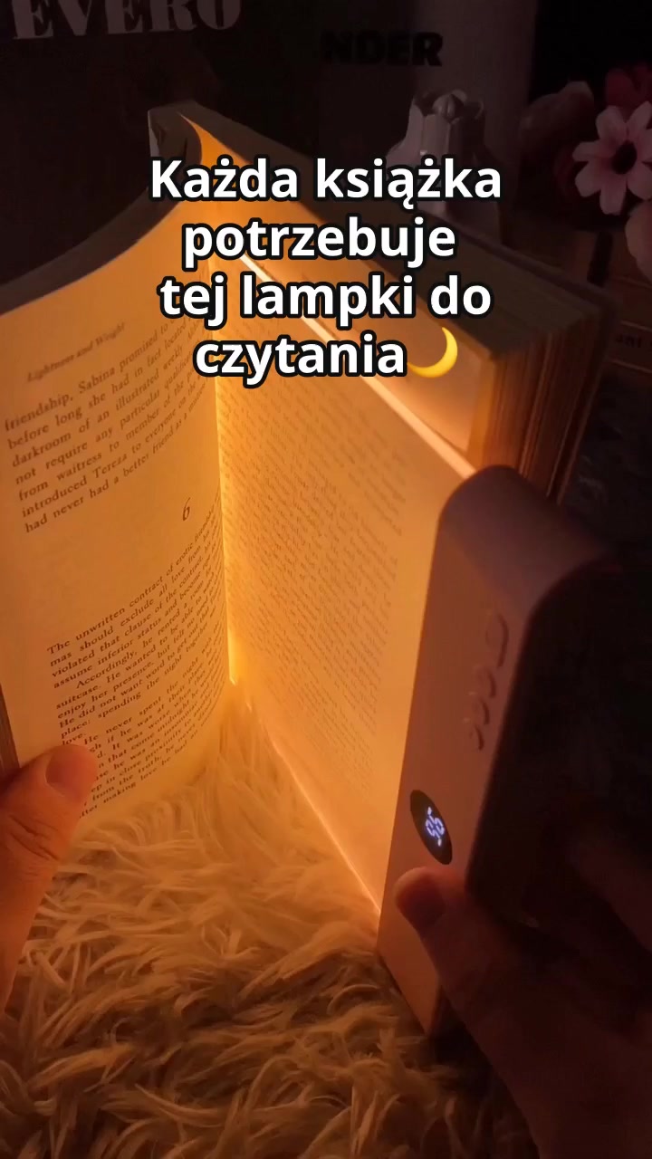 Regulowane światło do wygodnego czytania