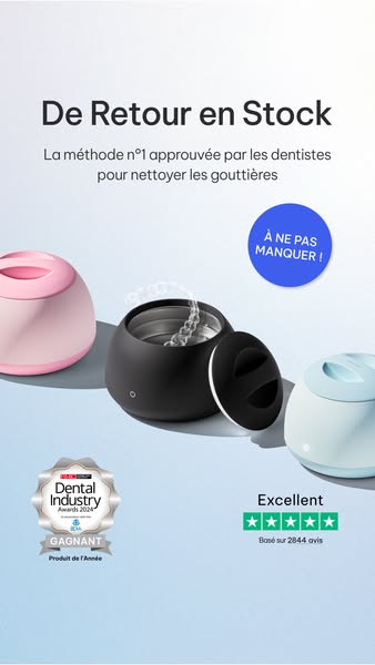 Recommandé par plus de 7000 dentistes