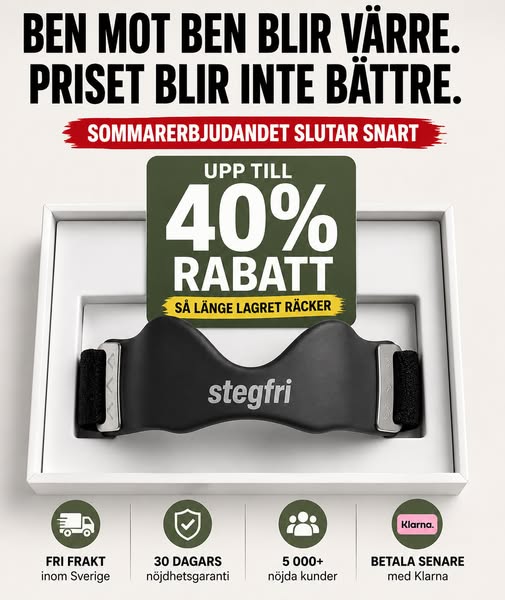 40% rabatt endast idag