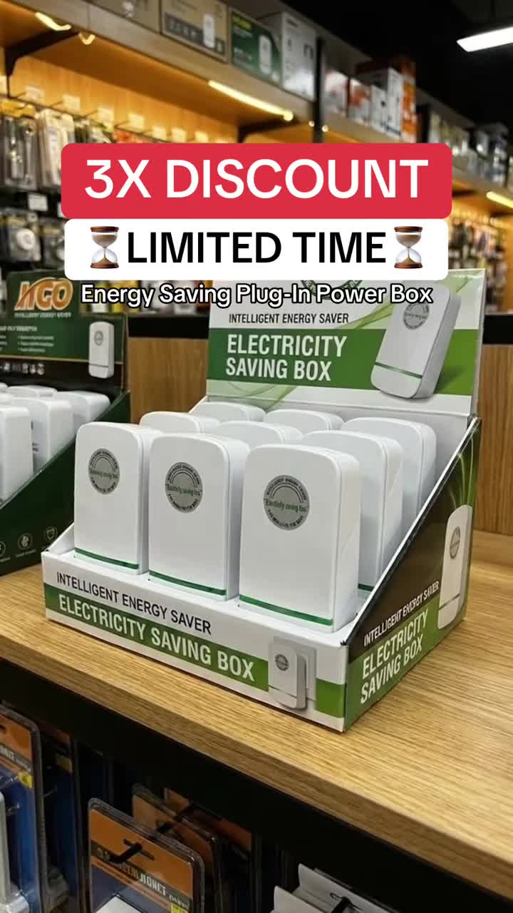Energy Saver Plug-In Power Box