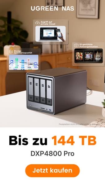 UGREEN NAS: Genug Speicher für alles