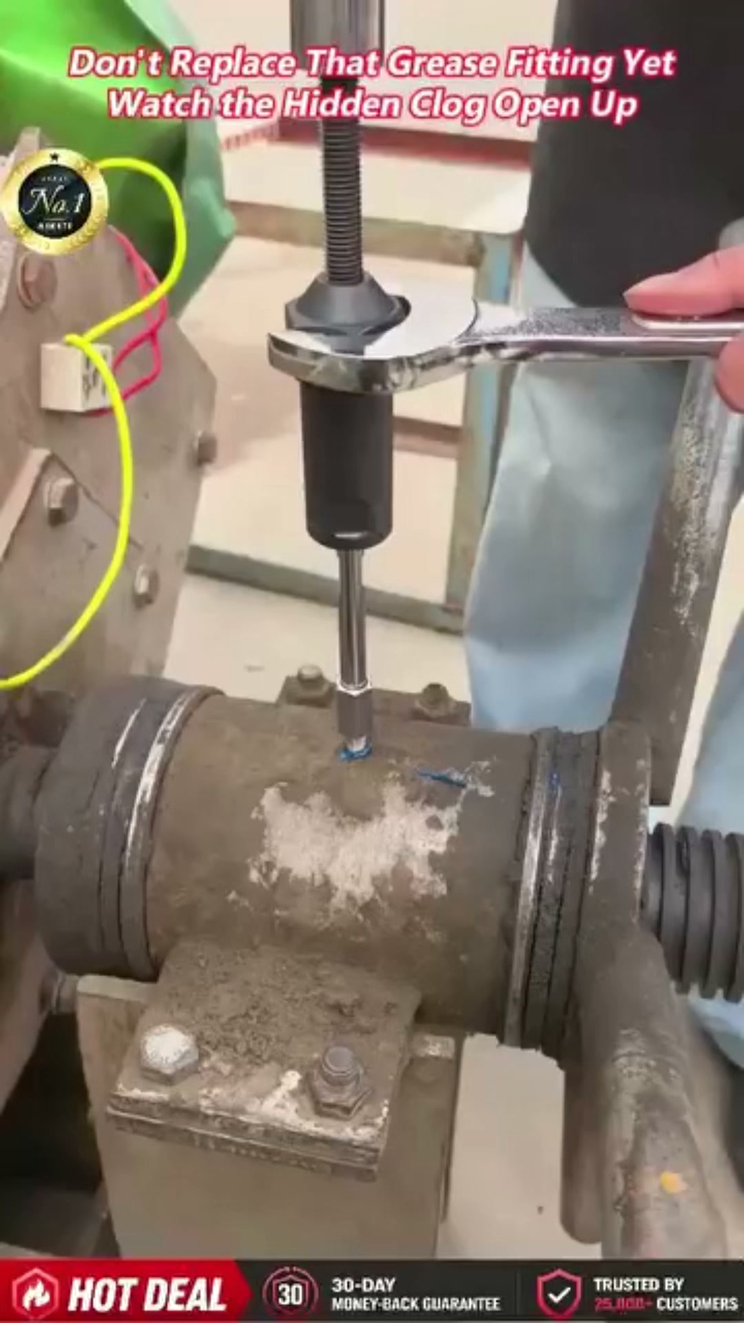 50% OFF !! Heavy Duty Grease Fitting Cleaner Tool