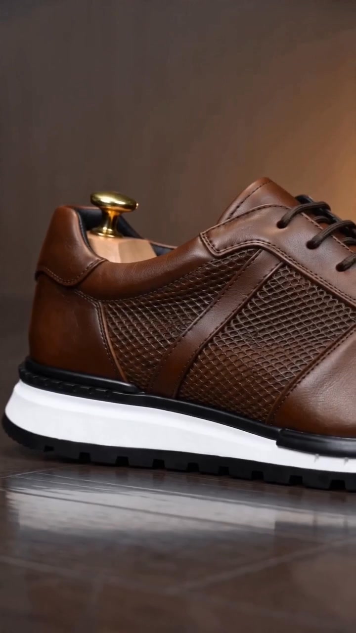 David Miller Leather Sneakers