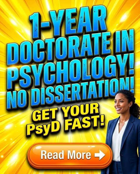 Flexible 1-Year Doctorate in Psychology No Dissertation