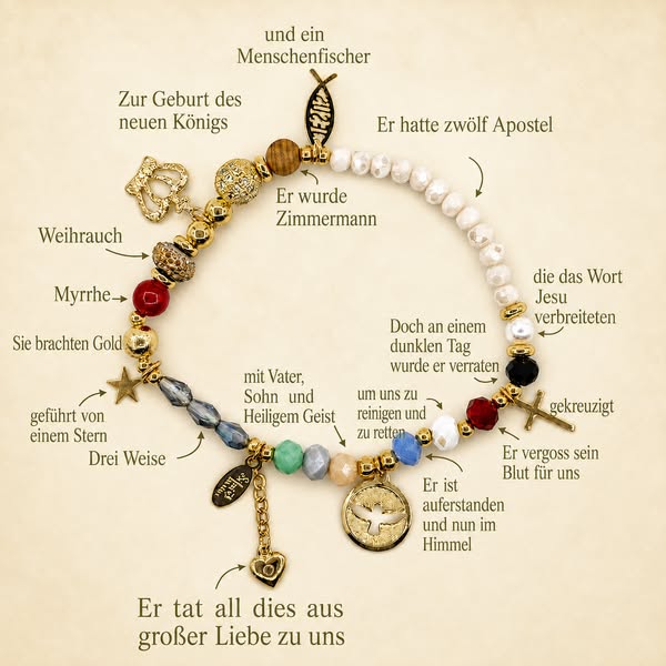Armband „Die Lebensgeschichte Jesu“