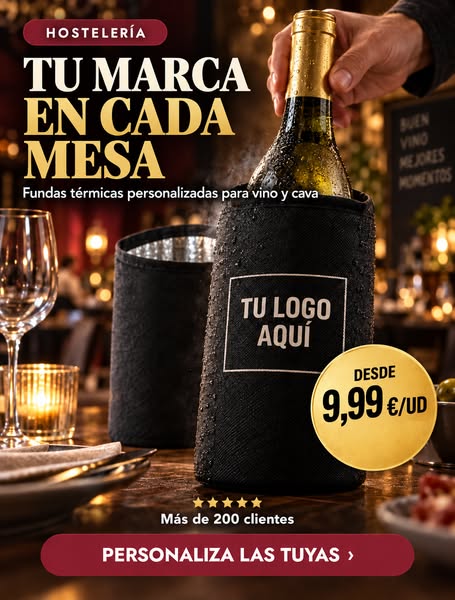 Fundas térmicas con tu logo · desde 9,99 €/ud