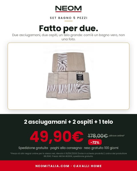 Cambia il bagno in un pacco