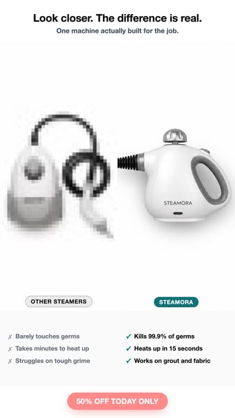 33% OFF + Free UK Shipping - Chemical-Free Deep Clean, Instantly.