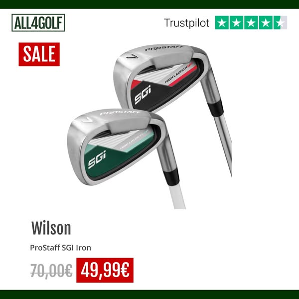Wilson ProStaff SGI Iron€49.99