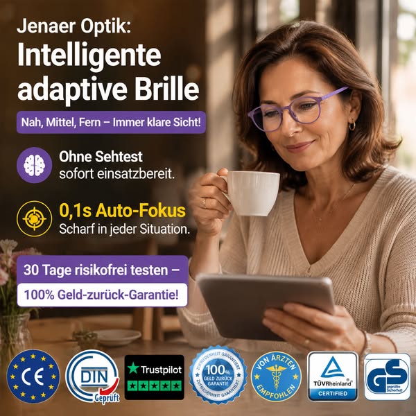 [VON CHARITÉ ENTWICKELT] Die smarte Auto-Fokus-Brille für alle Sehschwächen (0-1000 dpt)!
