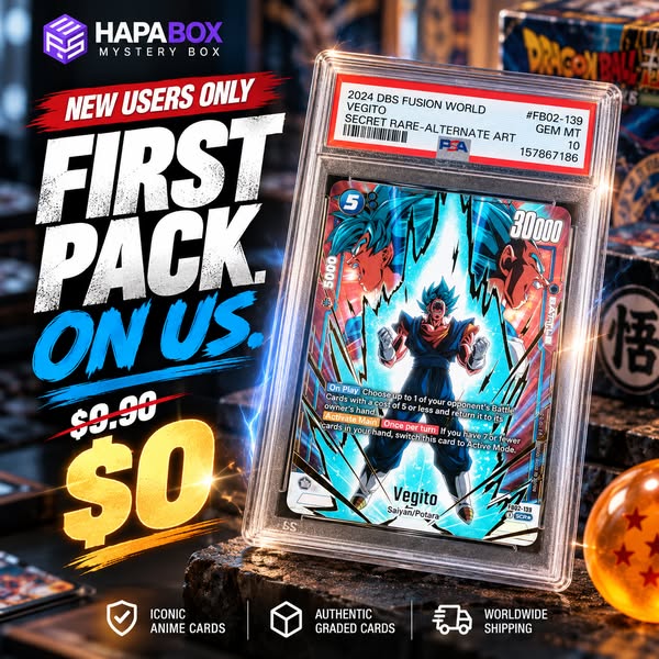 Dragon Ball Fans: Your First Pack Is FREE!