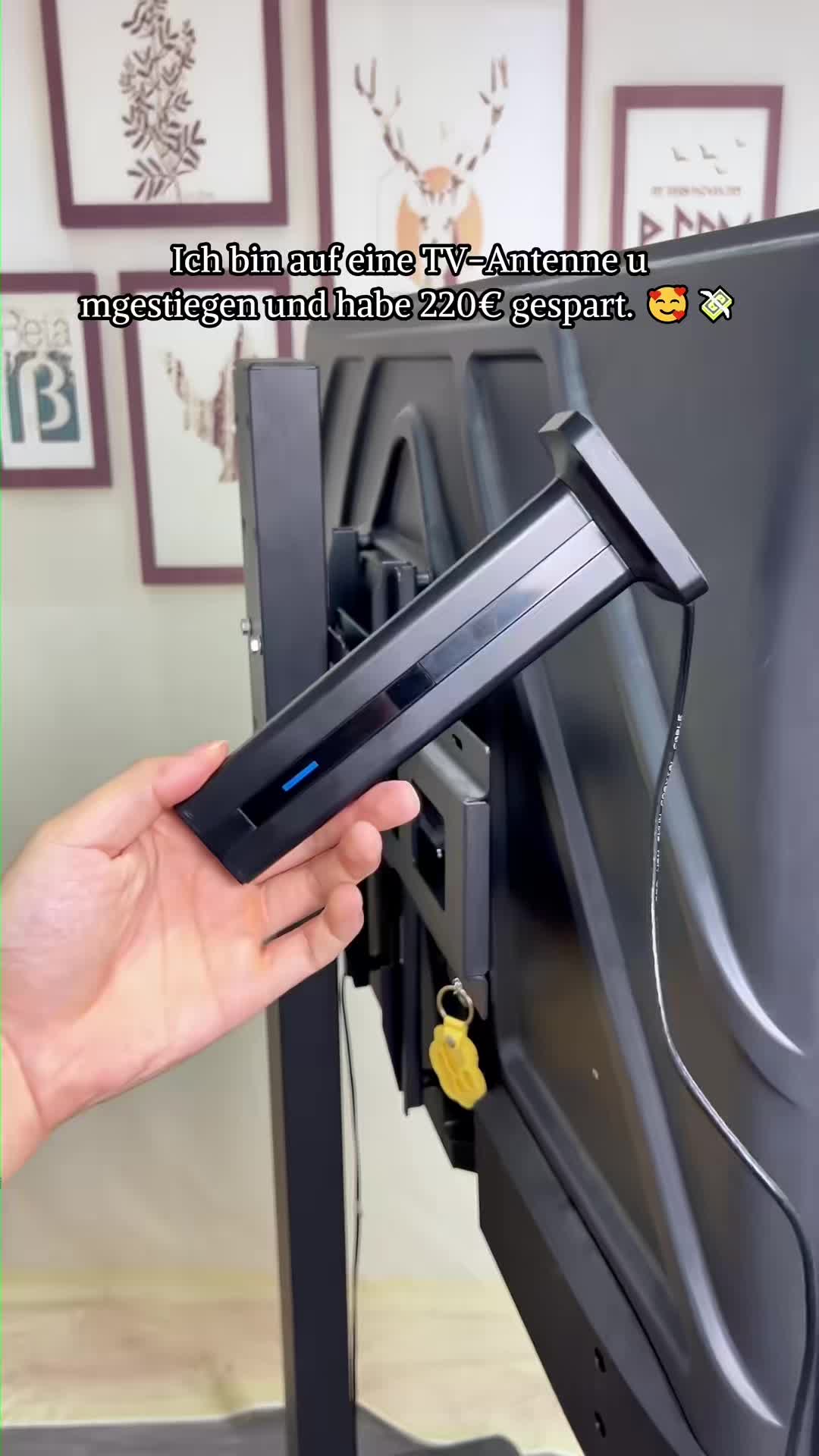 Digital HD Antenna with Long Range | Crystal Clear TV Reception!