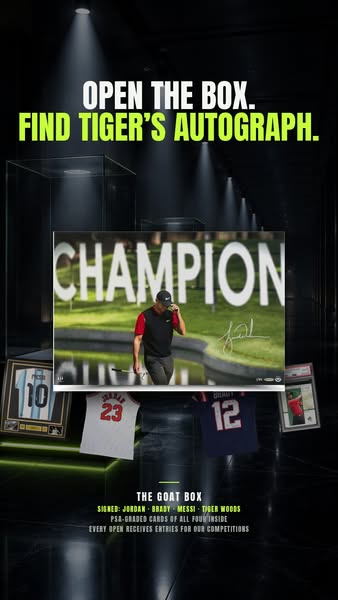 Jordan. Brady. Messi. Tiger. $25 a box.