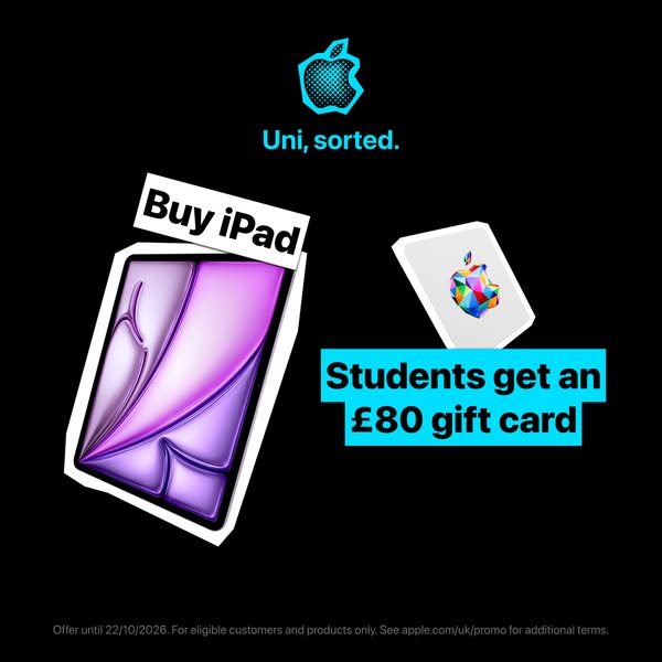 Uni, sorted. At Apple.