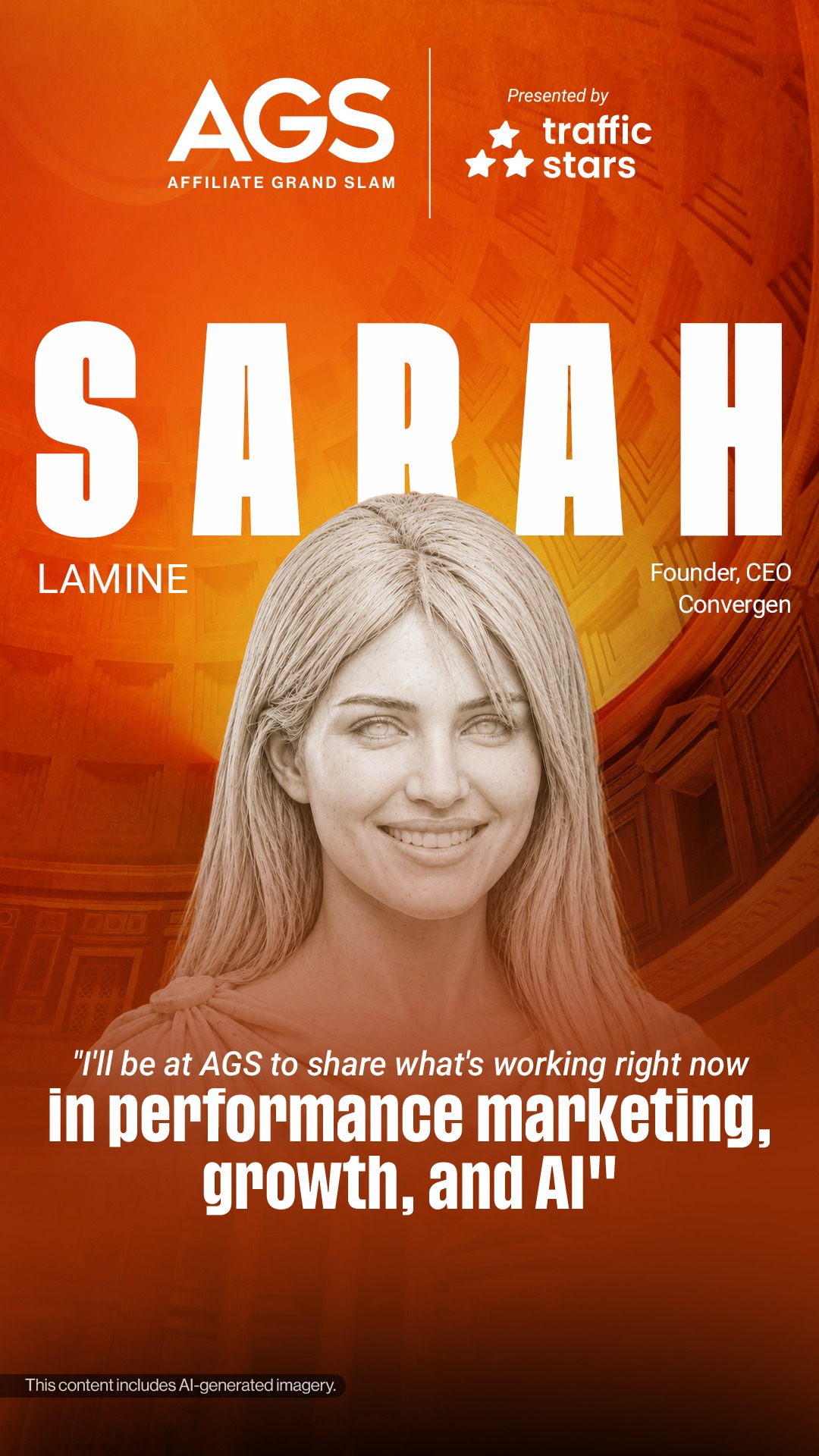 Join Sarah Lamine at Affiliate Grand Slam