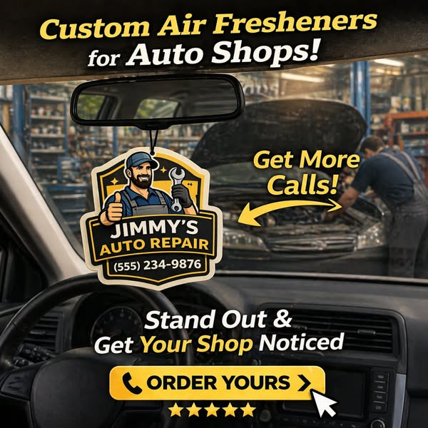 Bulk Custom Business Logo Air Freshener