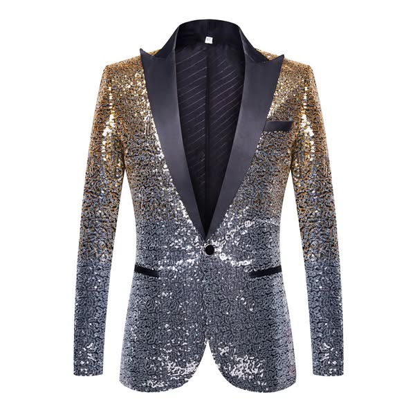 Multicolor Sequins Tuxedo（8 Colors）S8033