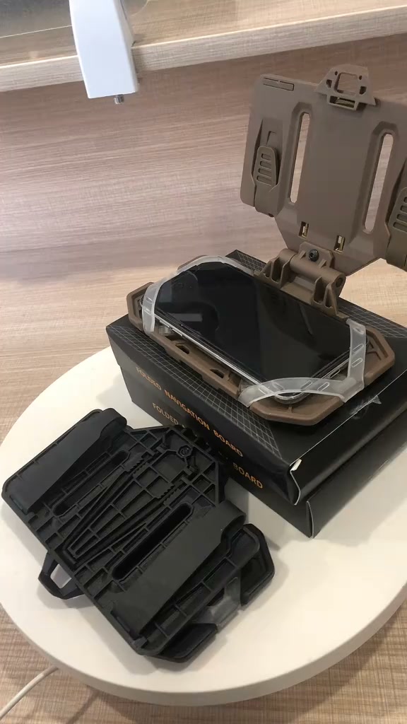 SINAIRSOFT Tactical Vest Front Folded Navigation Board Mobile Phone Holder Phone Bag