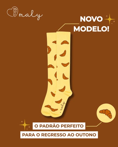 Meias de Compressão Divertidas