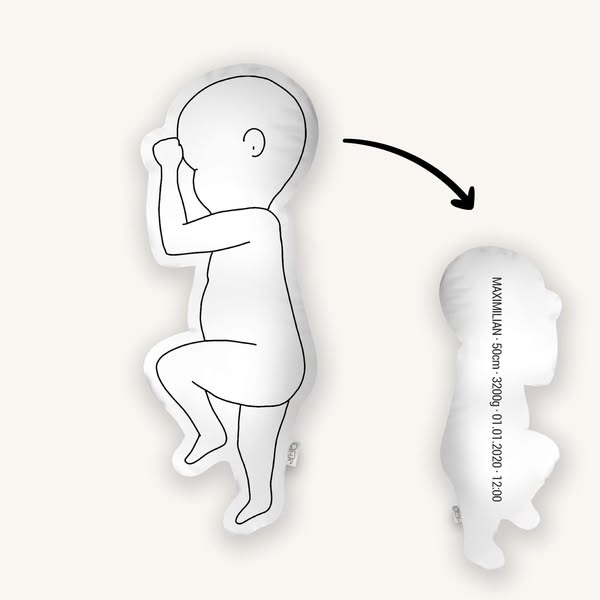 Dein Baby als Kissen
