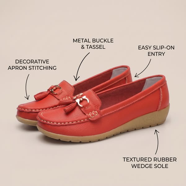 The moccasin loafer that goes on in seconds and feels effortless all day.