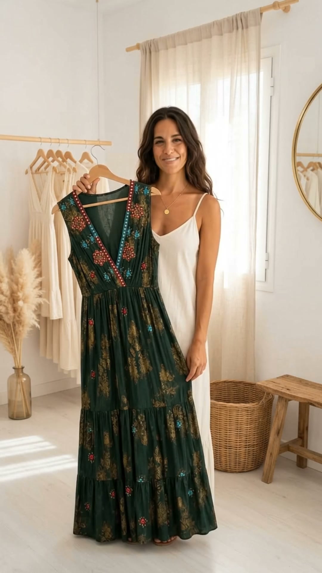 El vestido de invitada de otoño que buscabas