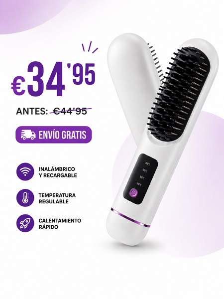 El pelo liso que siempre quisiste Liso en 10 minutos desde casa El secreto de miles de chicas Olvídate de la plancha para siempre Cerámica p